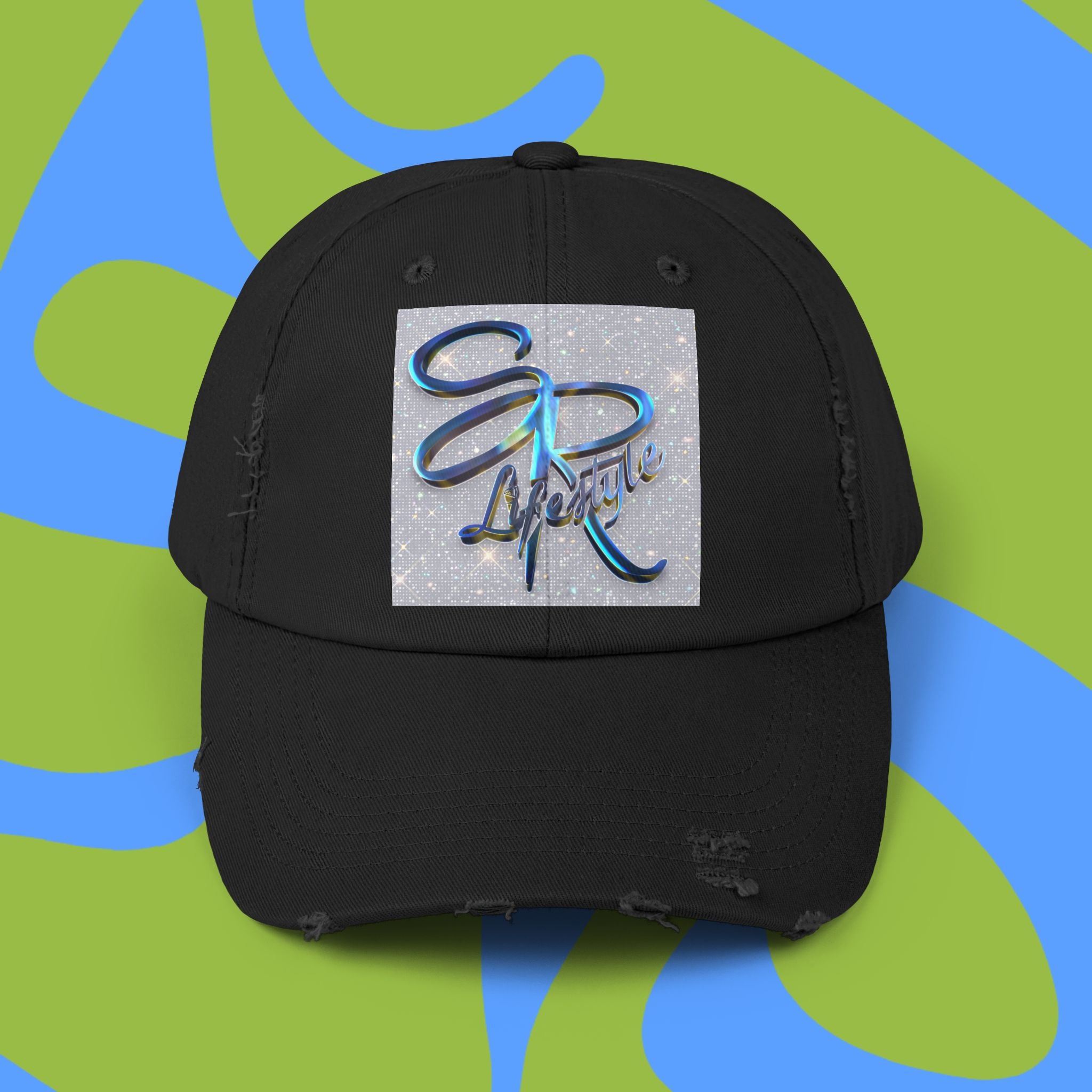 SR Lifestyle Holo/Platinum Unisex Distressed Hat