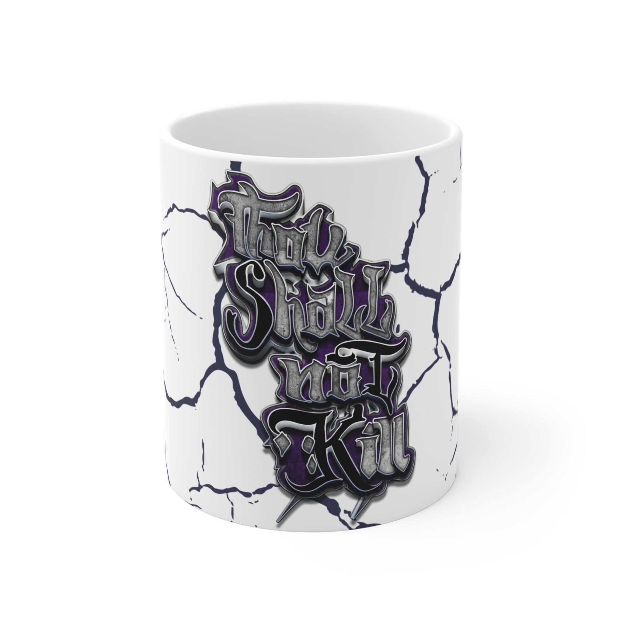 STK Purple Thou Shall Not Kill Mug 11oz