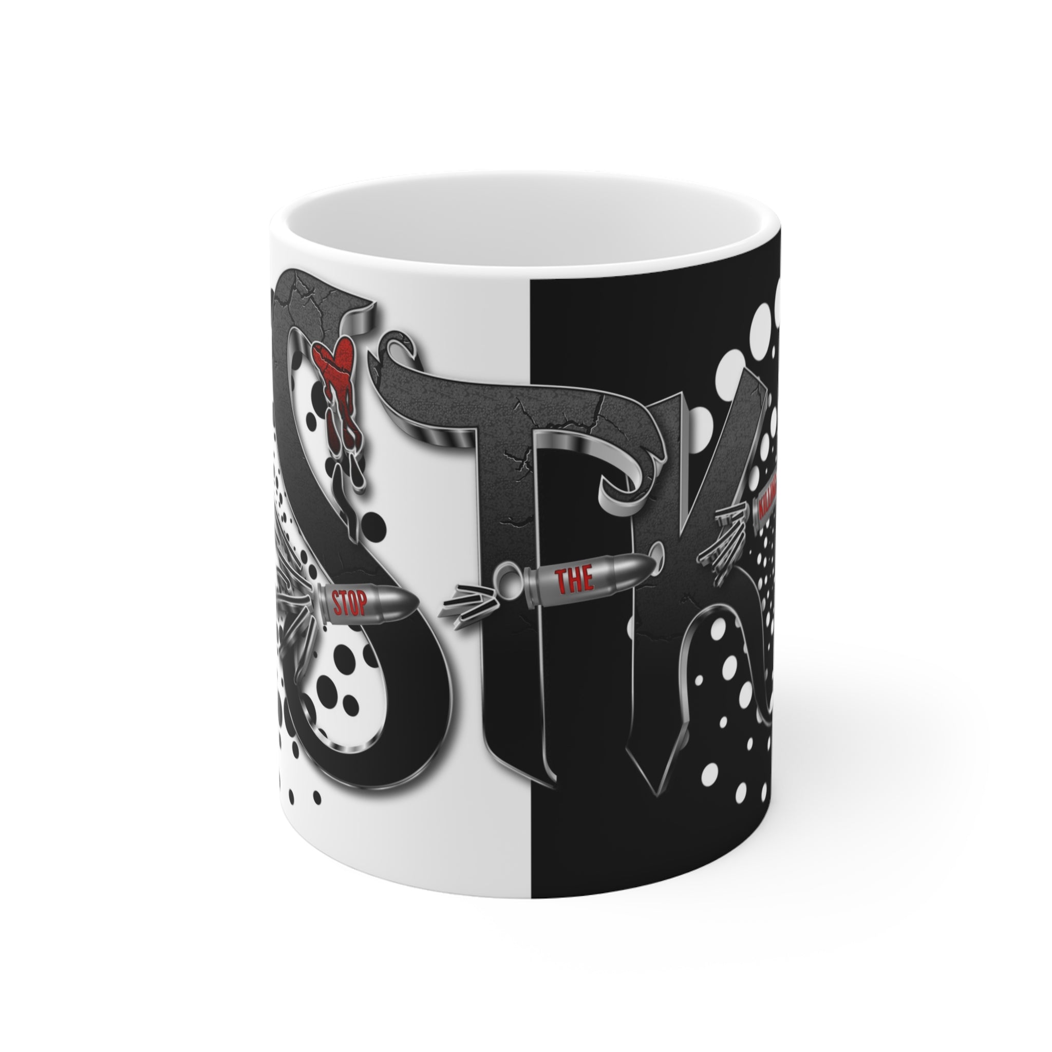 STK Ricochet Black/white Mug