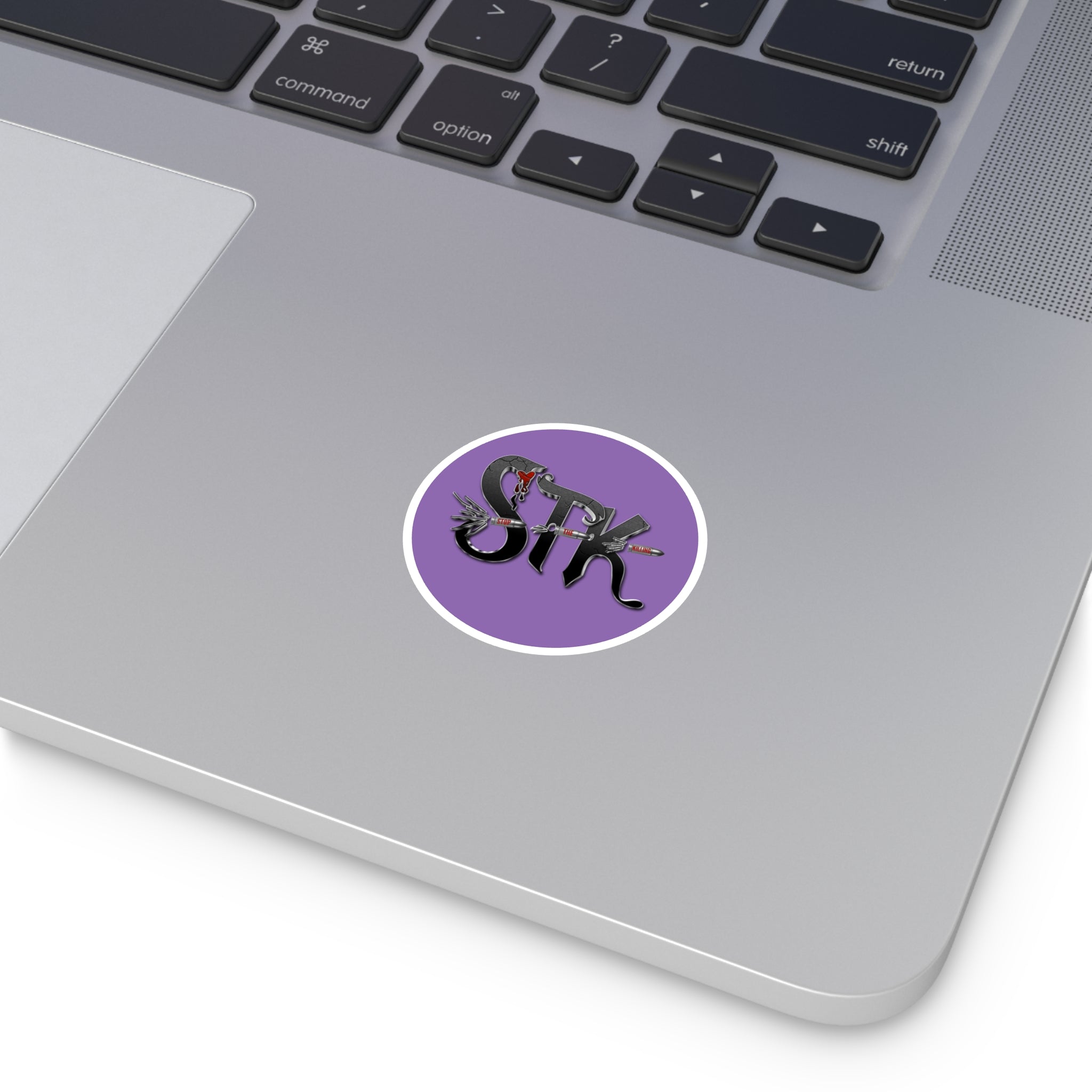 STK Ricochet Lavendar Round Stickers, Indoor\Outdoor