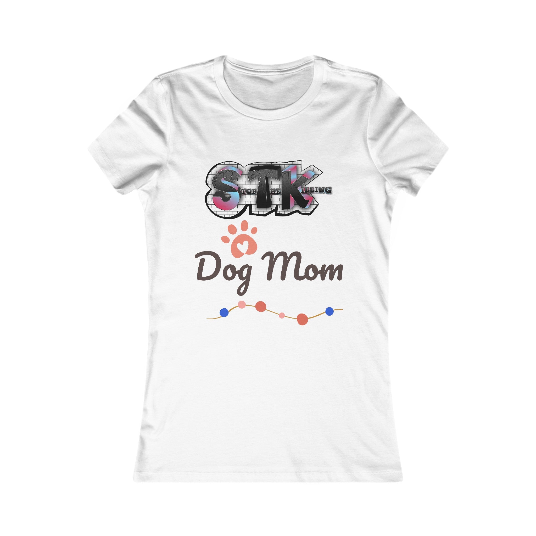 STK Graffiti Dog Mom Tee