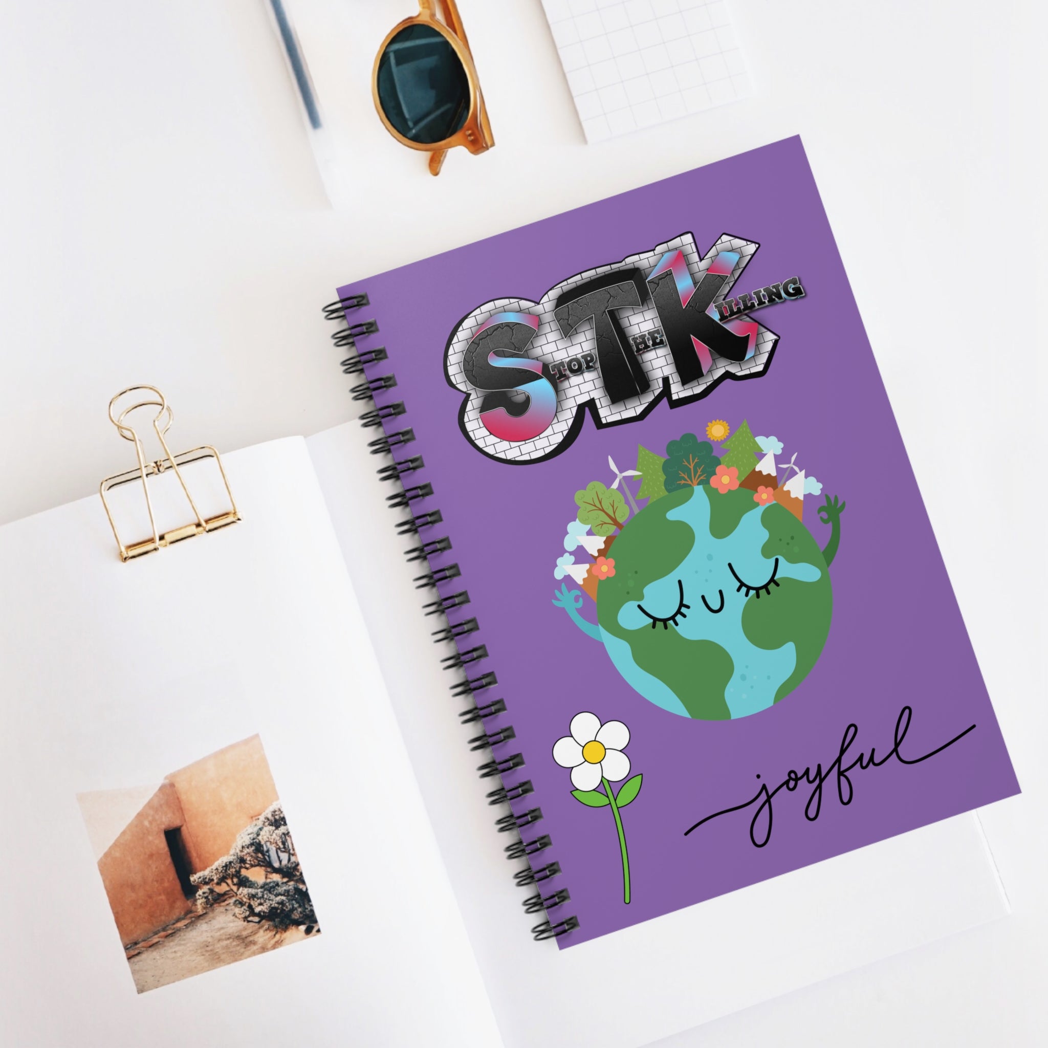 STK Graffiti Eco Spiral Notebook