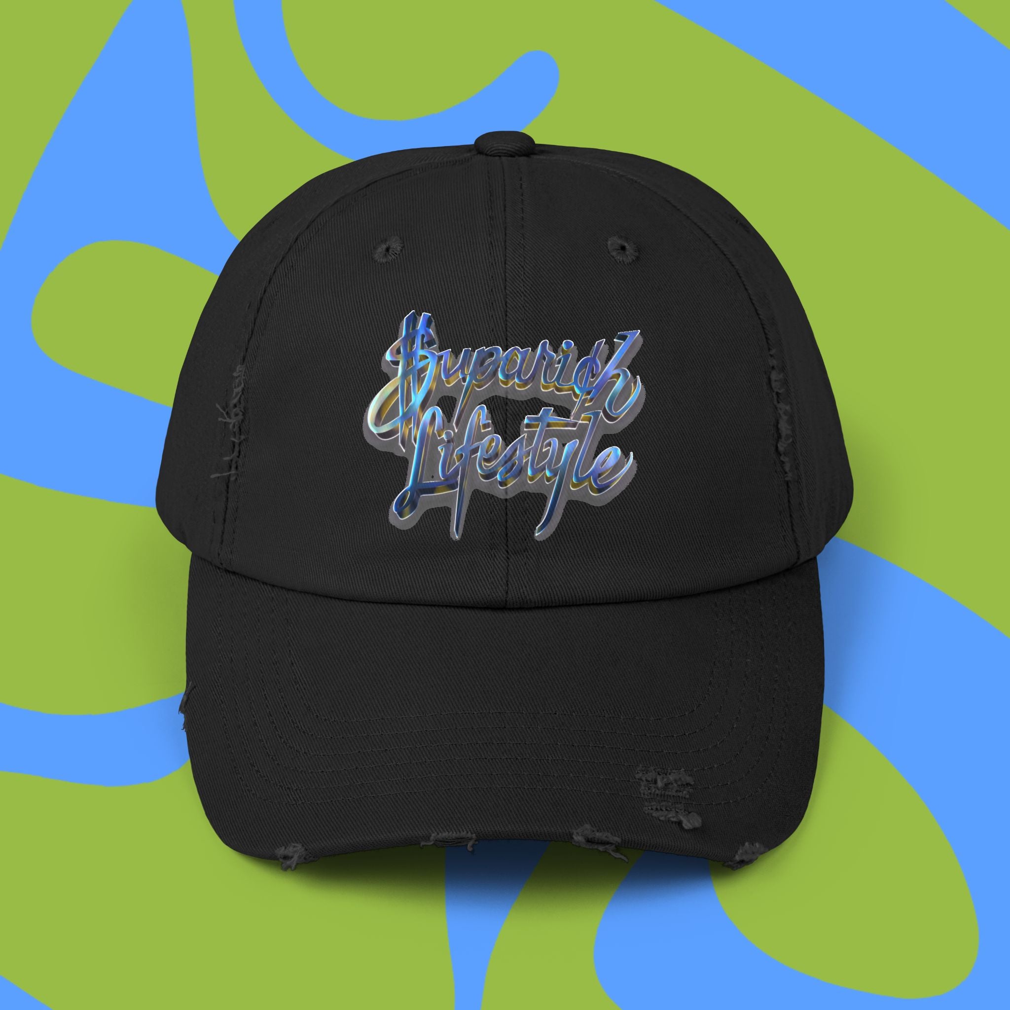 Suparich Lifestyle Holo Unisex Distressed Hat