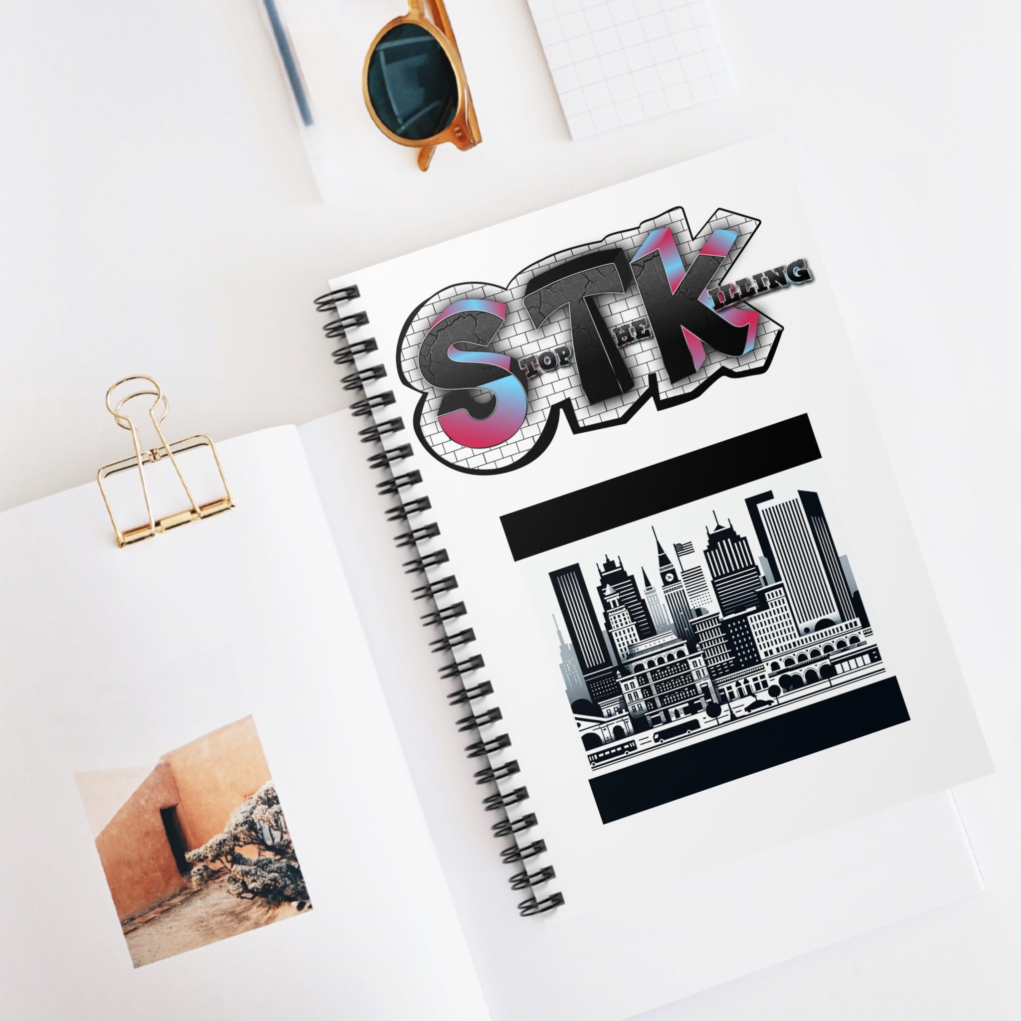 STK Graffiti Steet Life Spiral Notebook