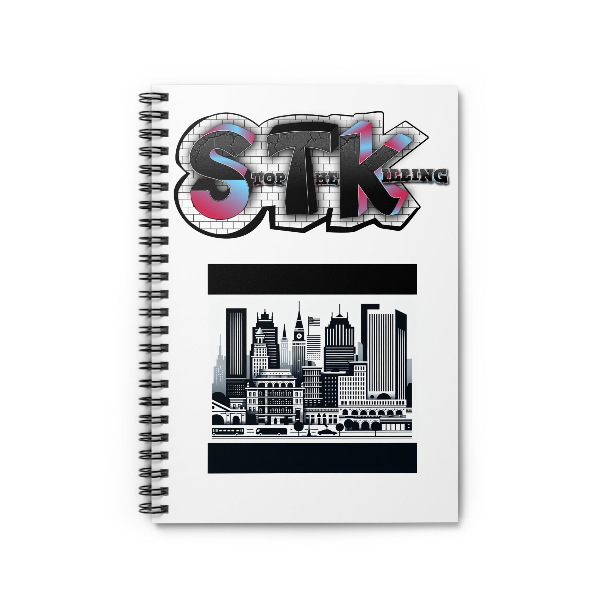 STK Graffiti Steet Life Spiral Notebook