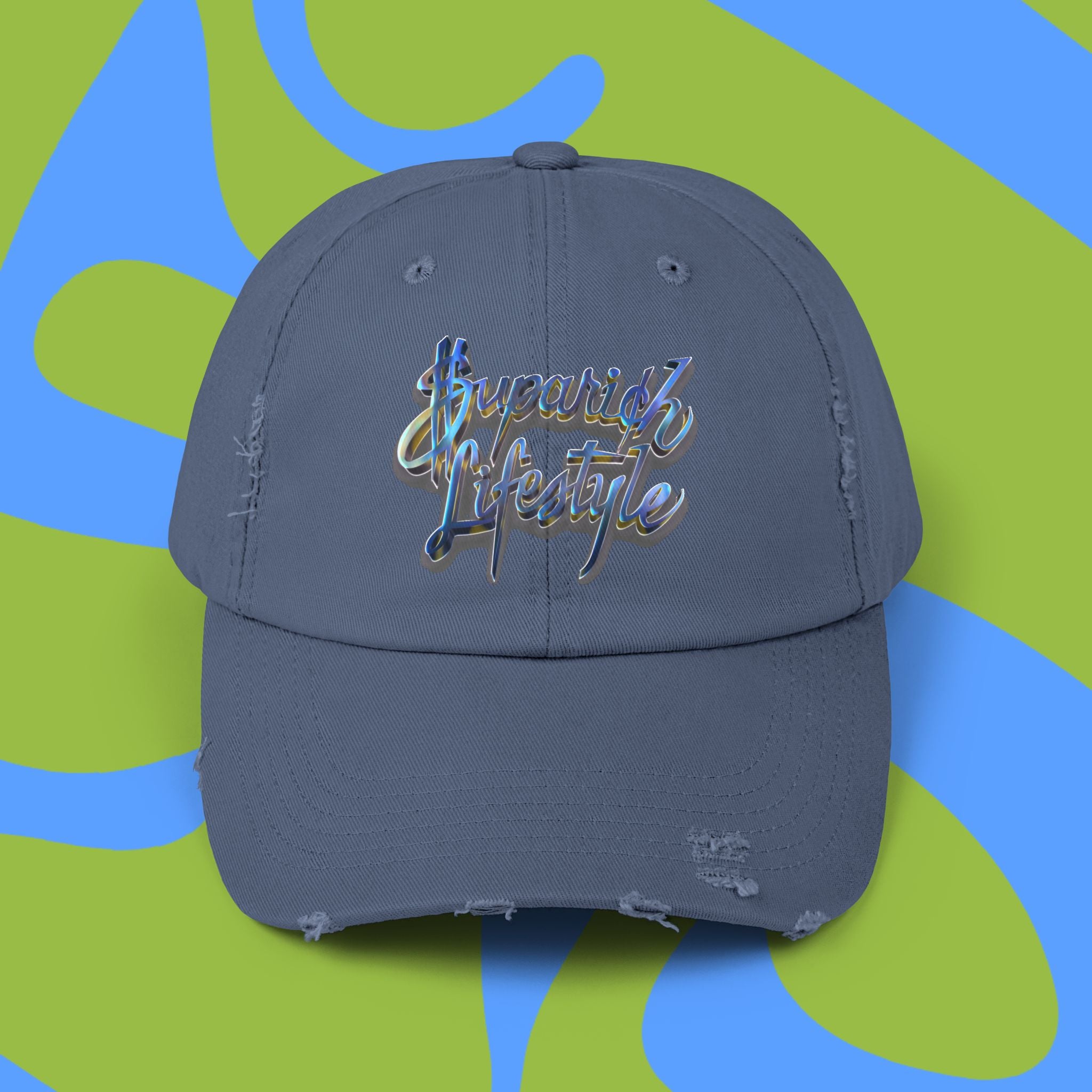 Suparich Lifestyle Holo Unisex Distressed Hat