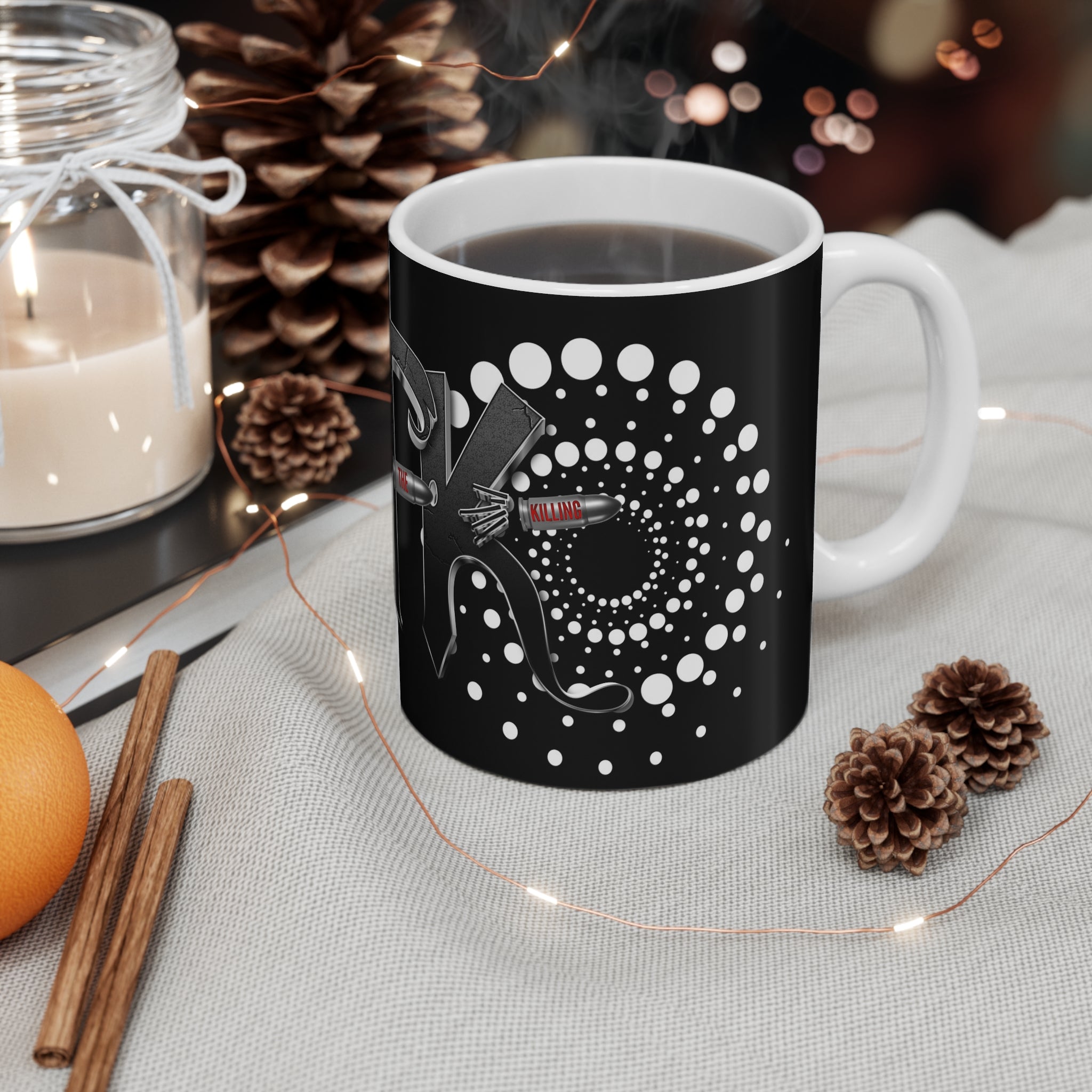 STK Ricochet Black/white Mug