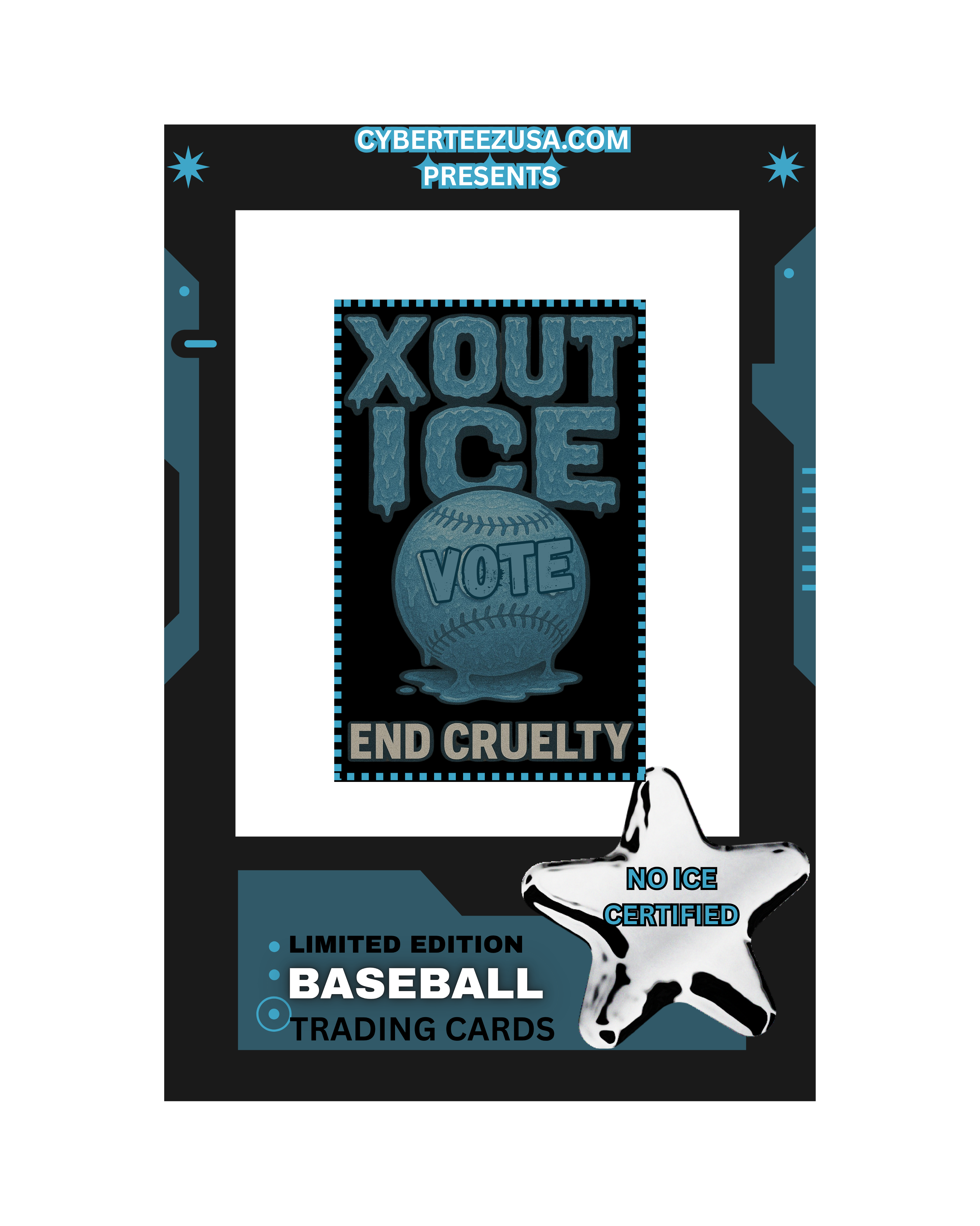 Tokenfied No Ice Pledge (LIMITED EDITION Digital Baseball Trading Card -1 MILLION Supply Only