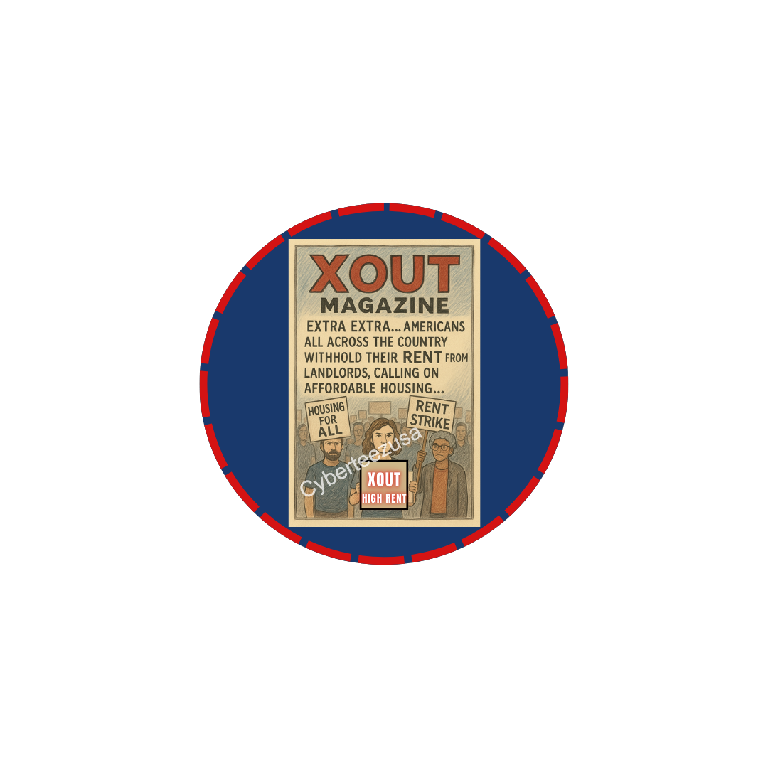 XOUT High Rent Digital Social Media Profile Pic Sticker Set of 4