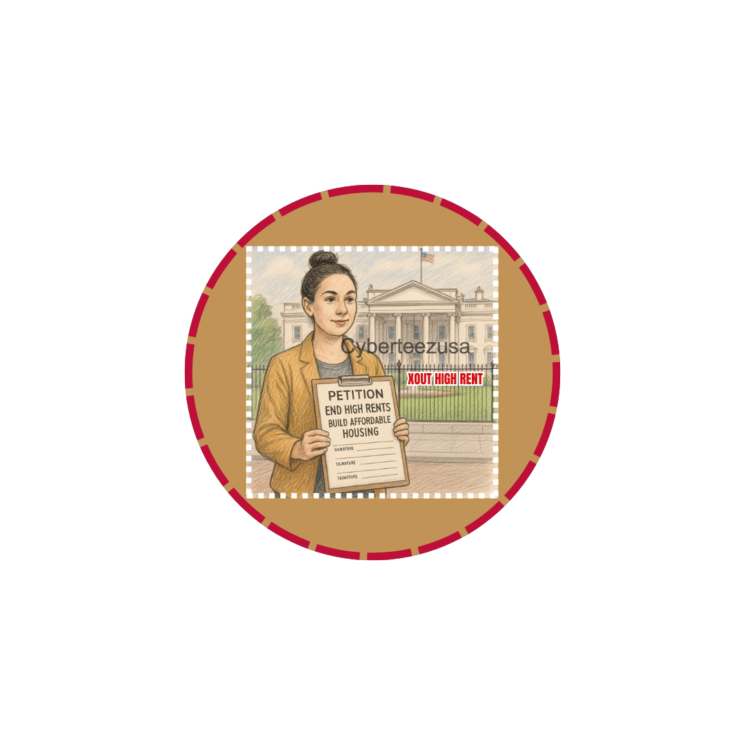 XOUT High Rent Digital Social Media Profile Pic Sticker Set of 4
