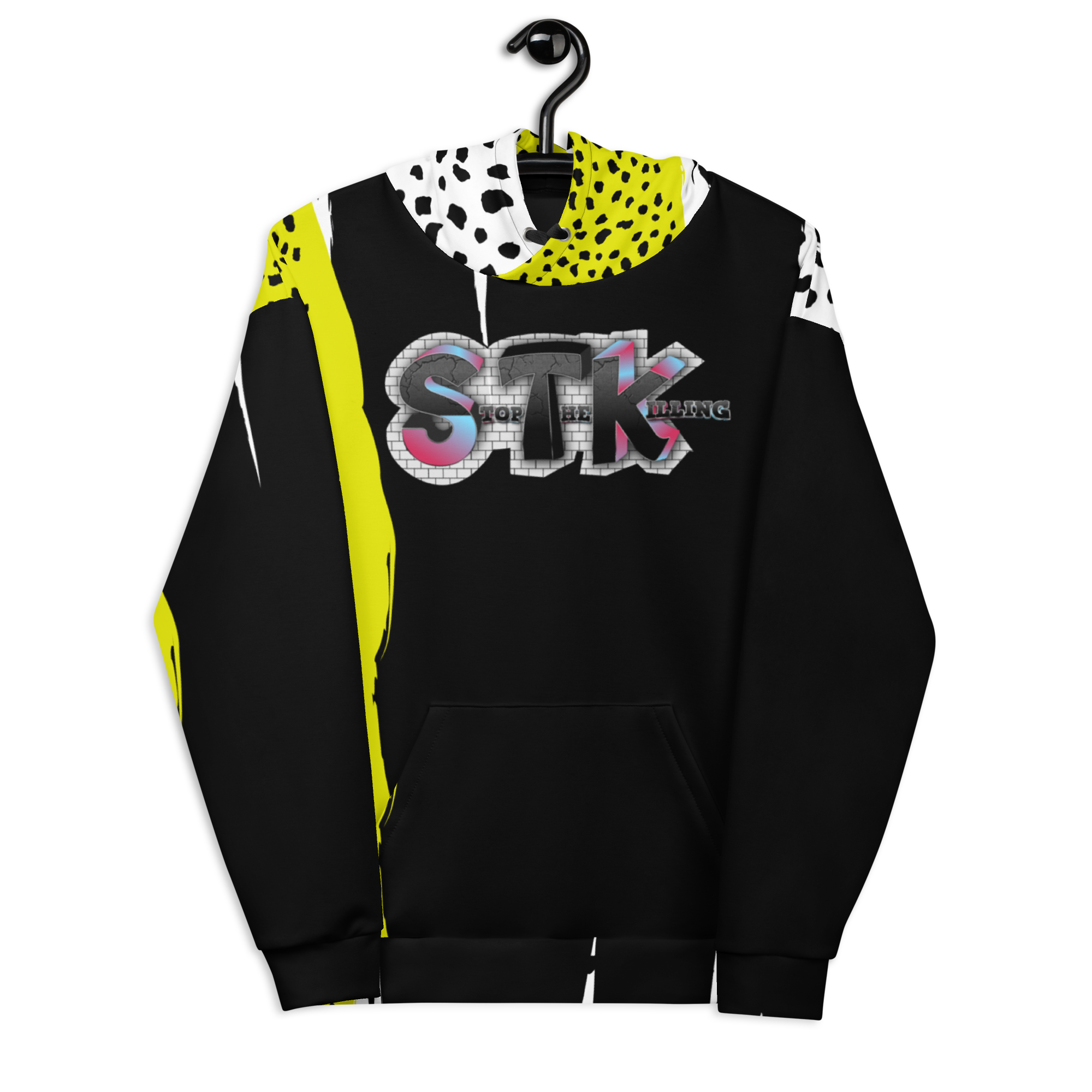 STK Graffiti Black Cloud Unisex Hoodie