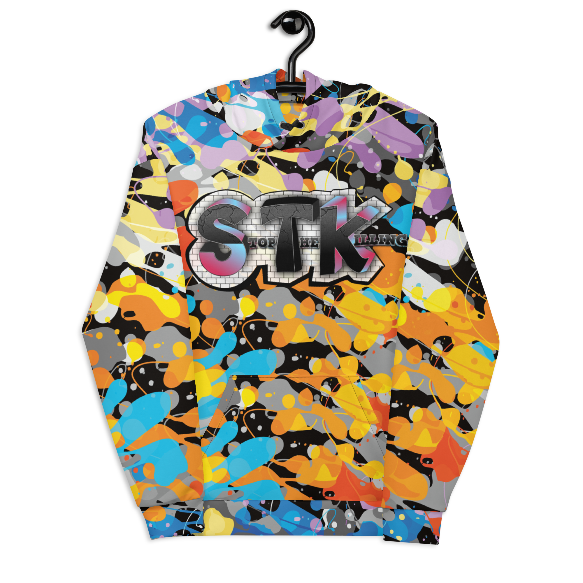 STK Graffiti Splash Unisex Hoodie