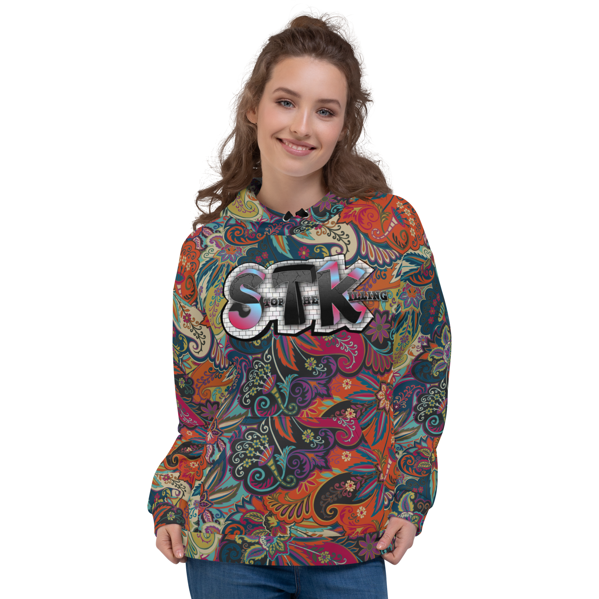 STK Graffiti Paisley Unisex Hoodie