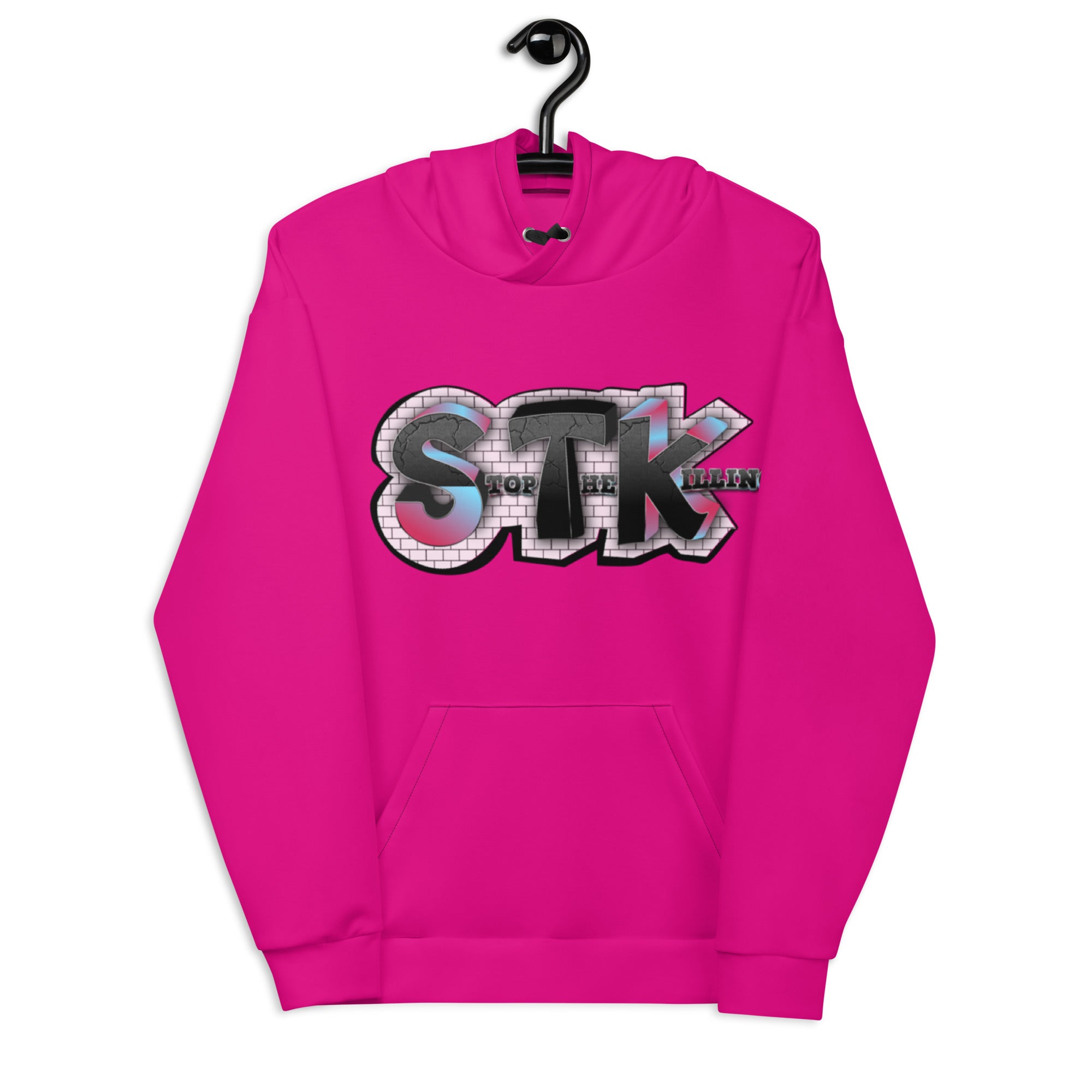 STK Graffiti Magenta Unisex Hoodie