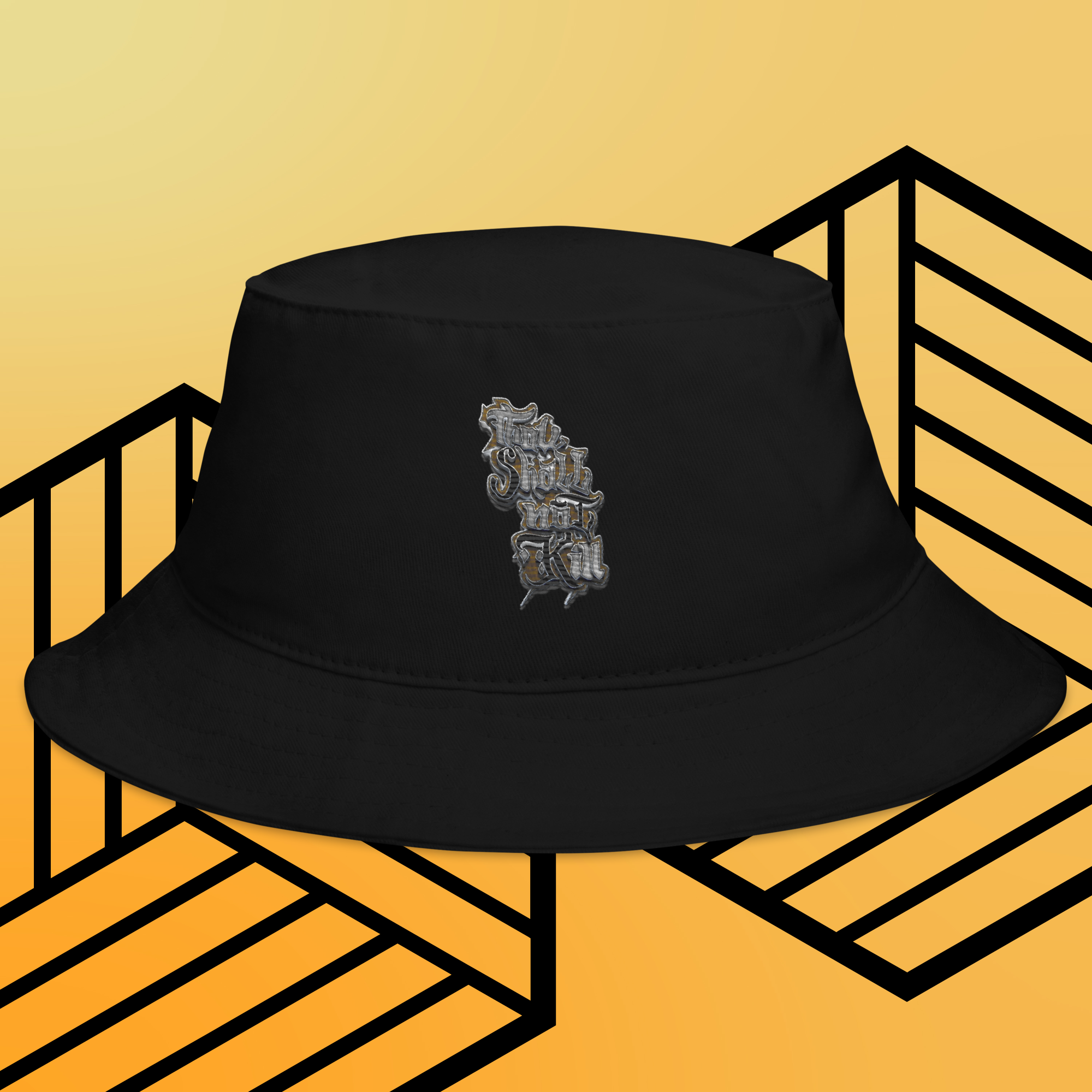 STK Gold Thou Shall Not Kill Bucket Hat